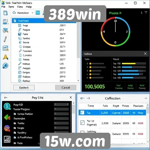Interface de usuário do 389win é intuitiva e acessível